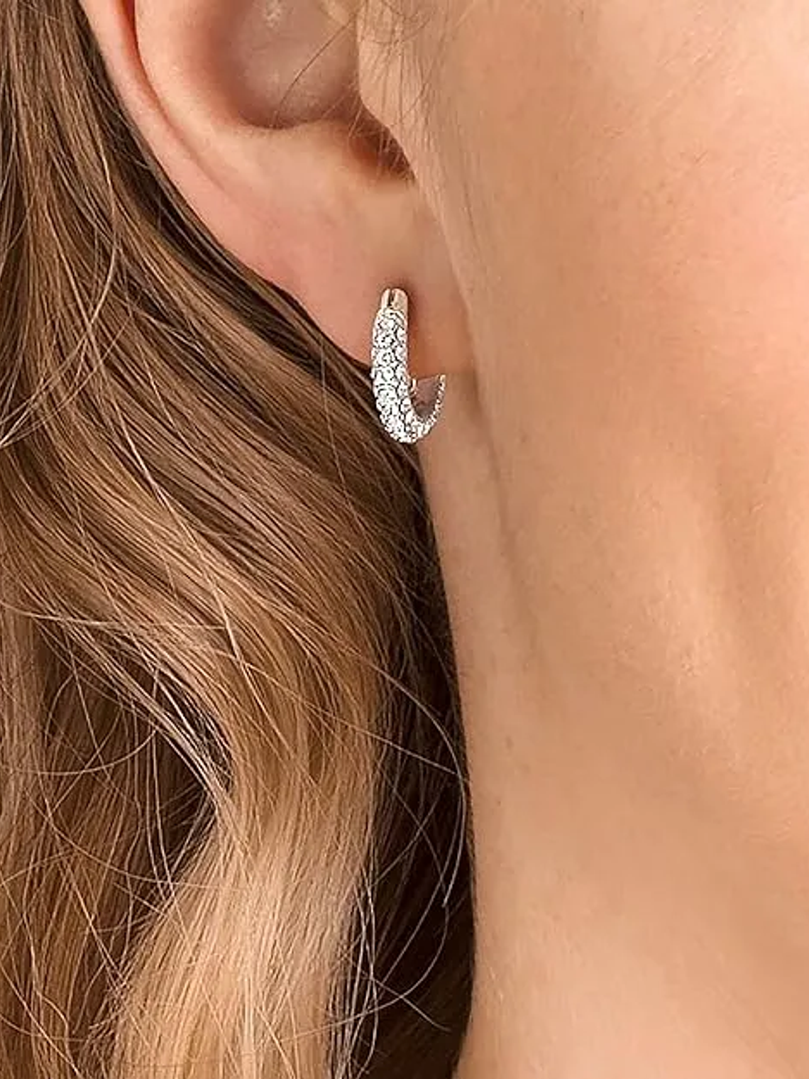 Pendientes Swarovski Stone Baño Rodio 5