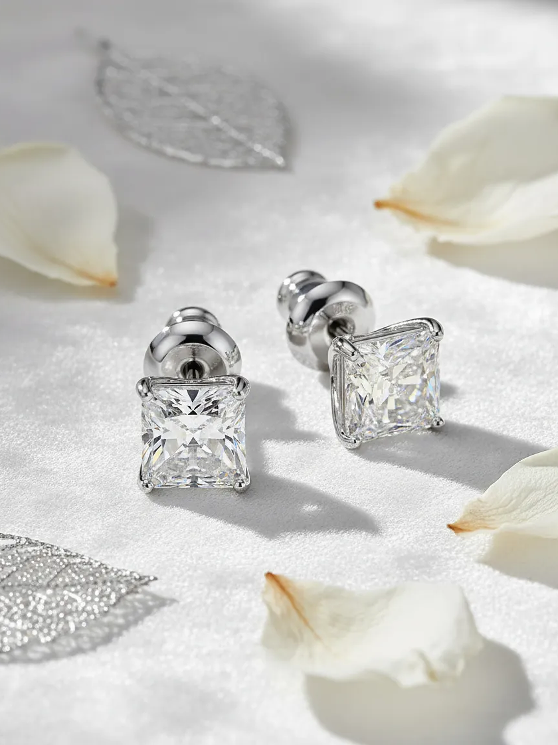 Aros Swarovski Elegantes de Cristal 1