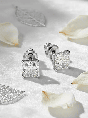 Aros Swarovski Elegantes de Cristal