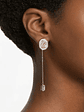 Swarovski Signum Drop Earrings, Swan, Whit - Miniatura 2