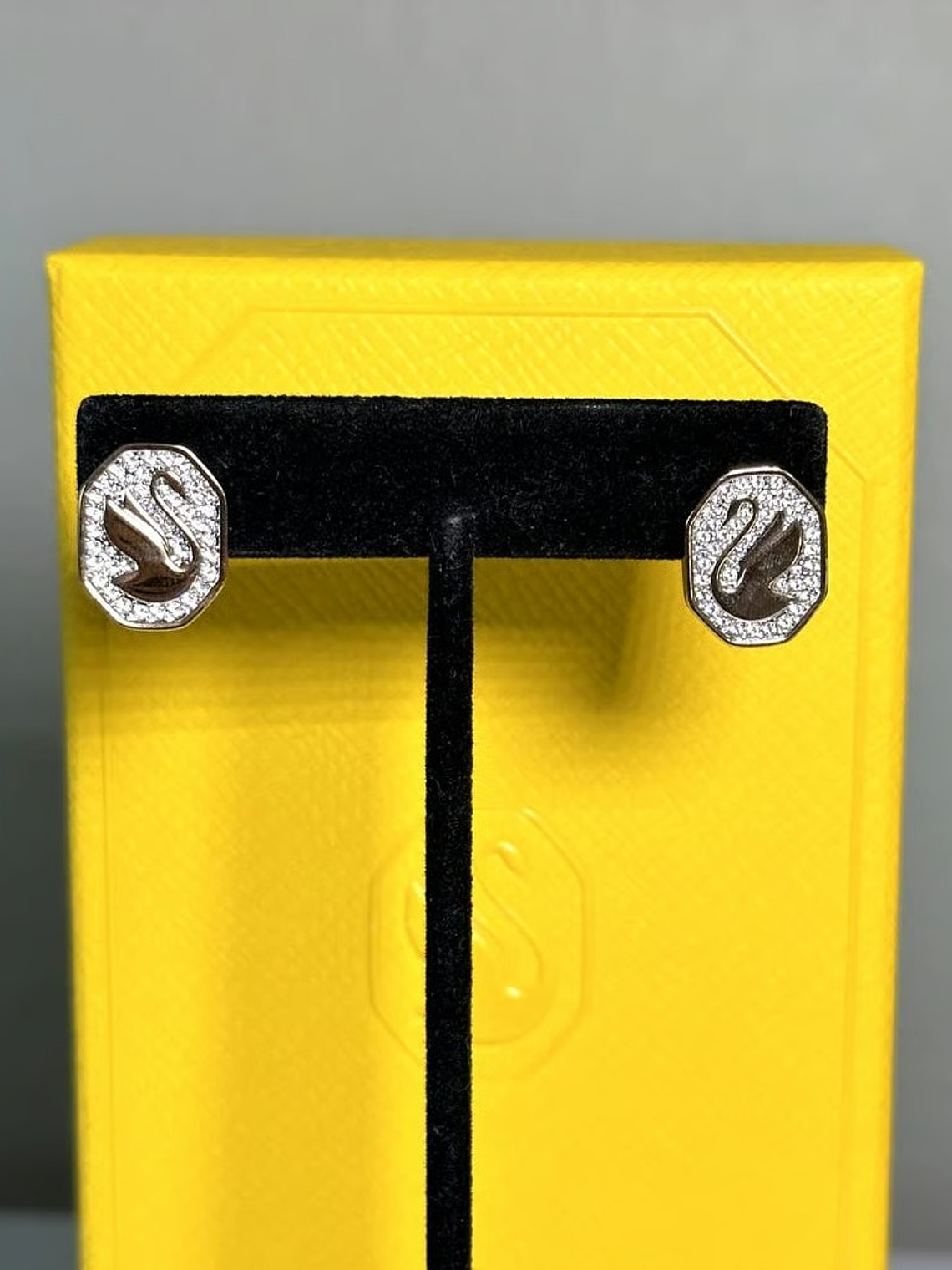 Swarovski Signum Drop Earrings, Swan, Whit 5