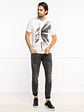 Polera Armani Exchange Hombre Blanca Diseño Gráfico A|X Original (M) - Miniatura 1