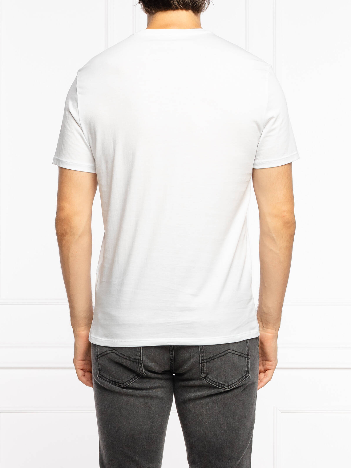 Polera Armani Exchange Hombre Blanca Diseño Gráfico A|X Original (M) 3
