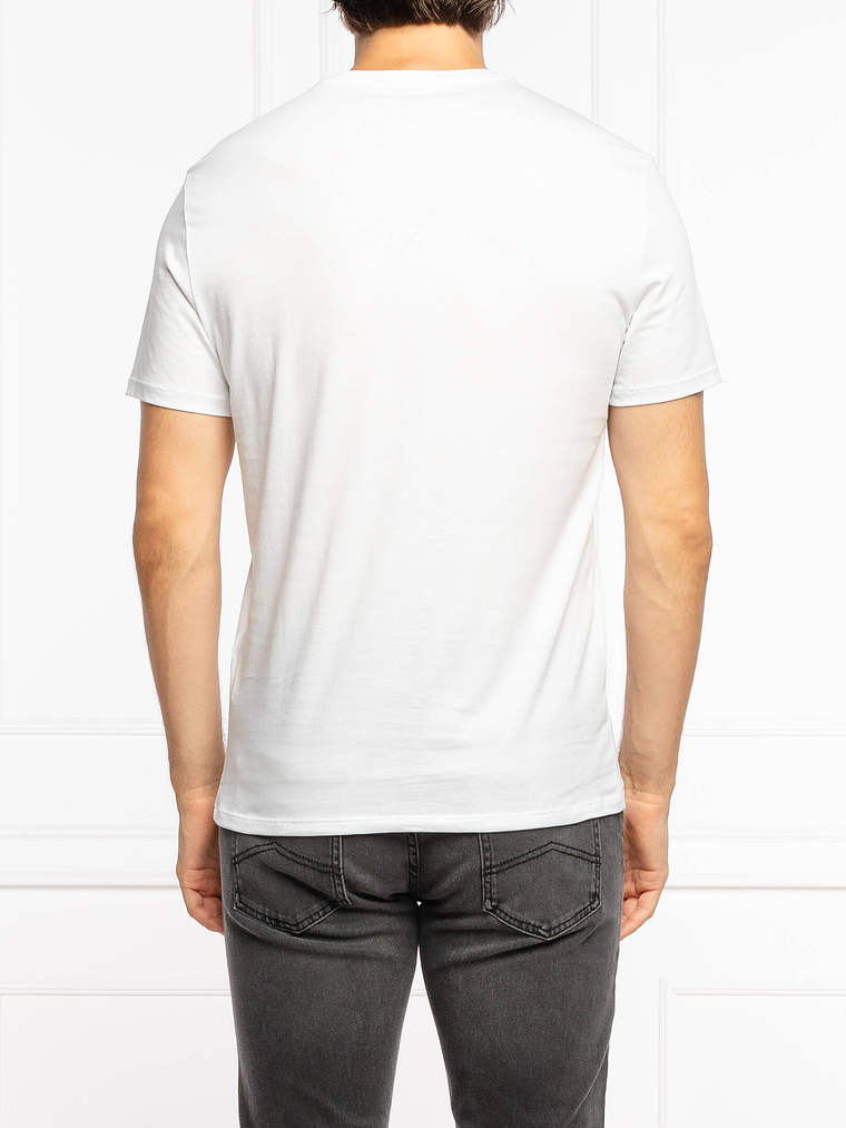 Polera Armani Exchange Hombre Blanca Diseño Gráfico A|X Original (M) 3