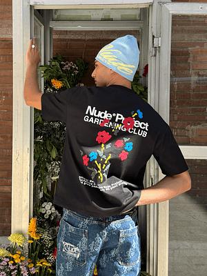 NUDE PROJECT Floreta Tee Black 