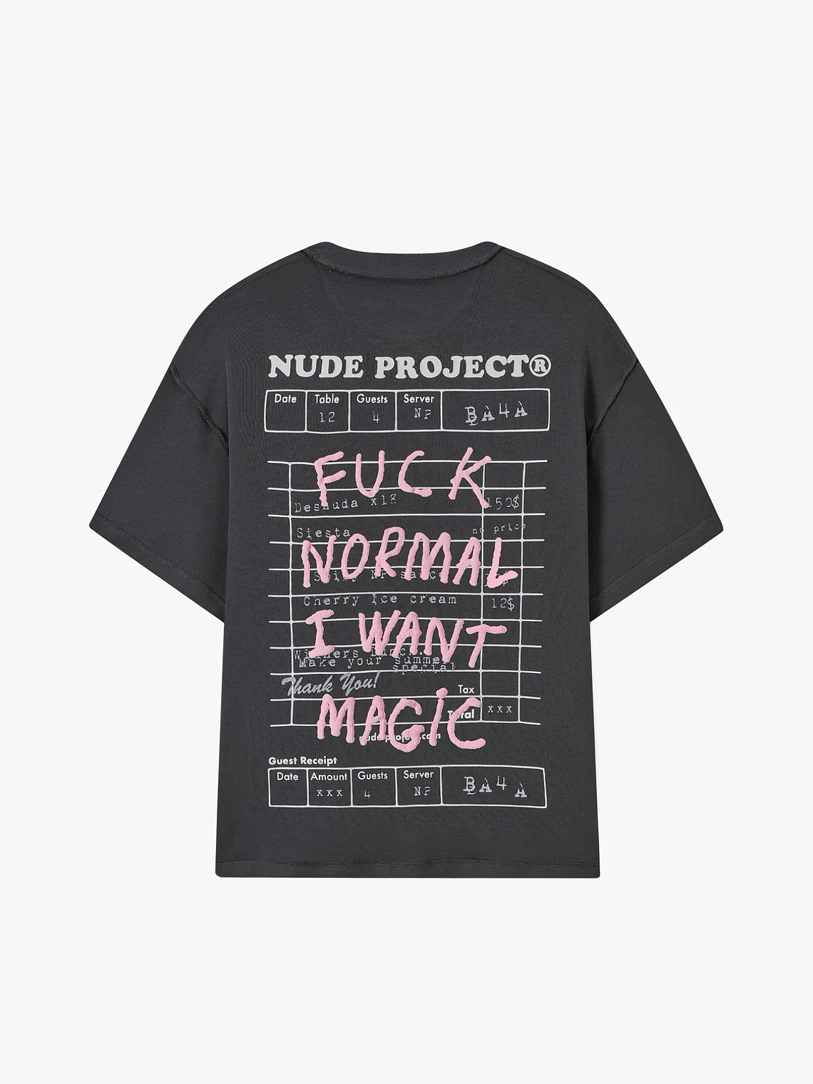 NUDE PROJECT Fuck Normal Tee Ash 2