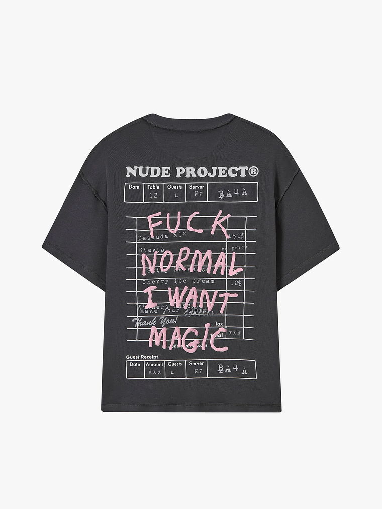 NUDE PROJECT Fuck Normal Tee Ash 2