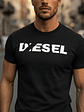 Polera Diesel T-just Masculina, Estilo Casual - Miniatura 2