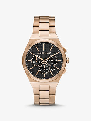 Reloj Michael Kors Cronógrafo Unisex Dorado Dorado Oscuro