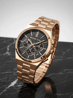 Reloj Michael Kors Cronógrafo Unisex Dorado Dorado Oscuro