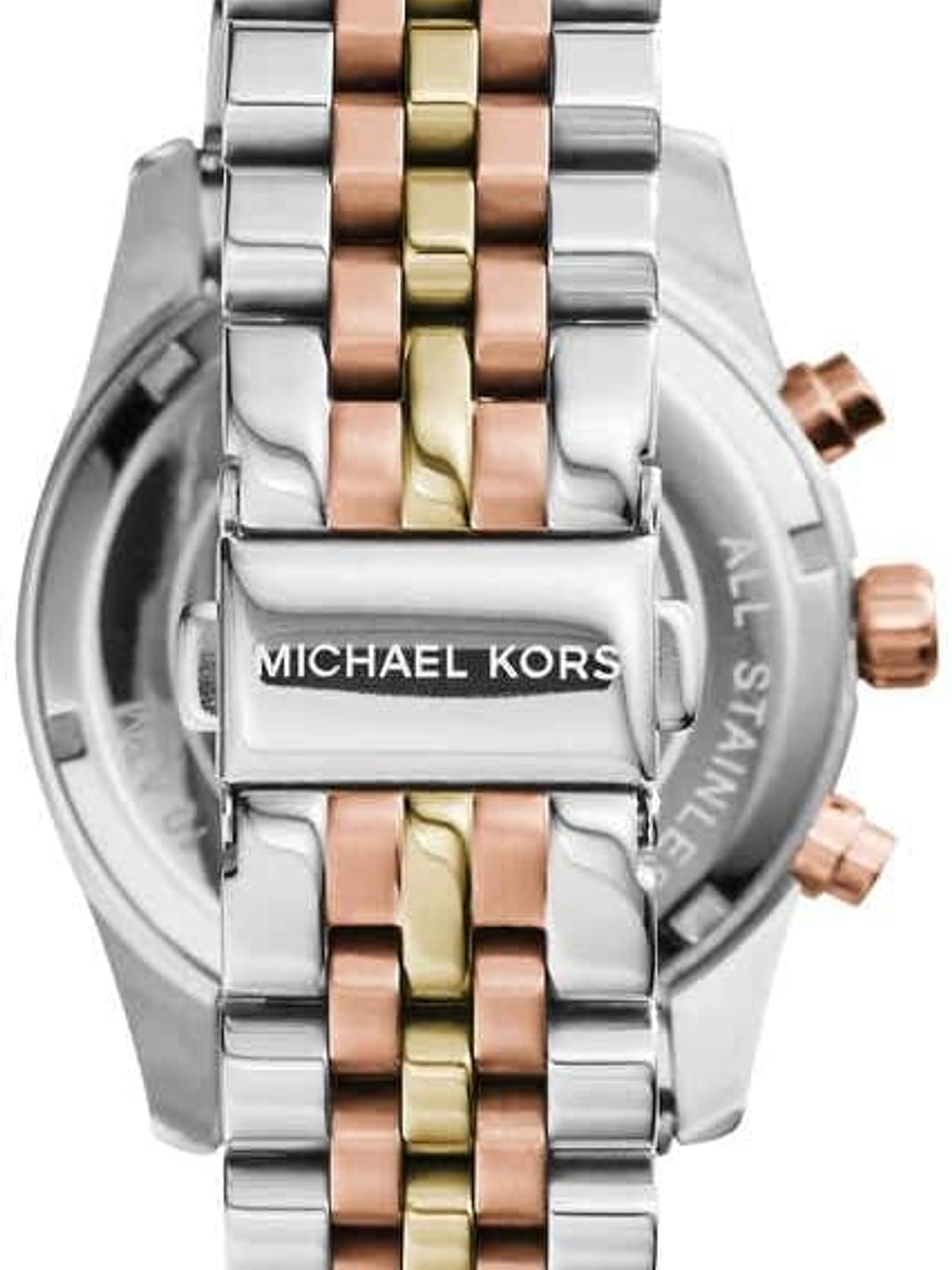 Michael Kors Lexington - Cronógrafo - Dorado Rosáceo Rosa 3