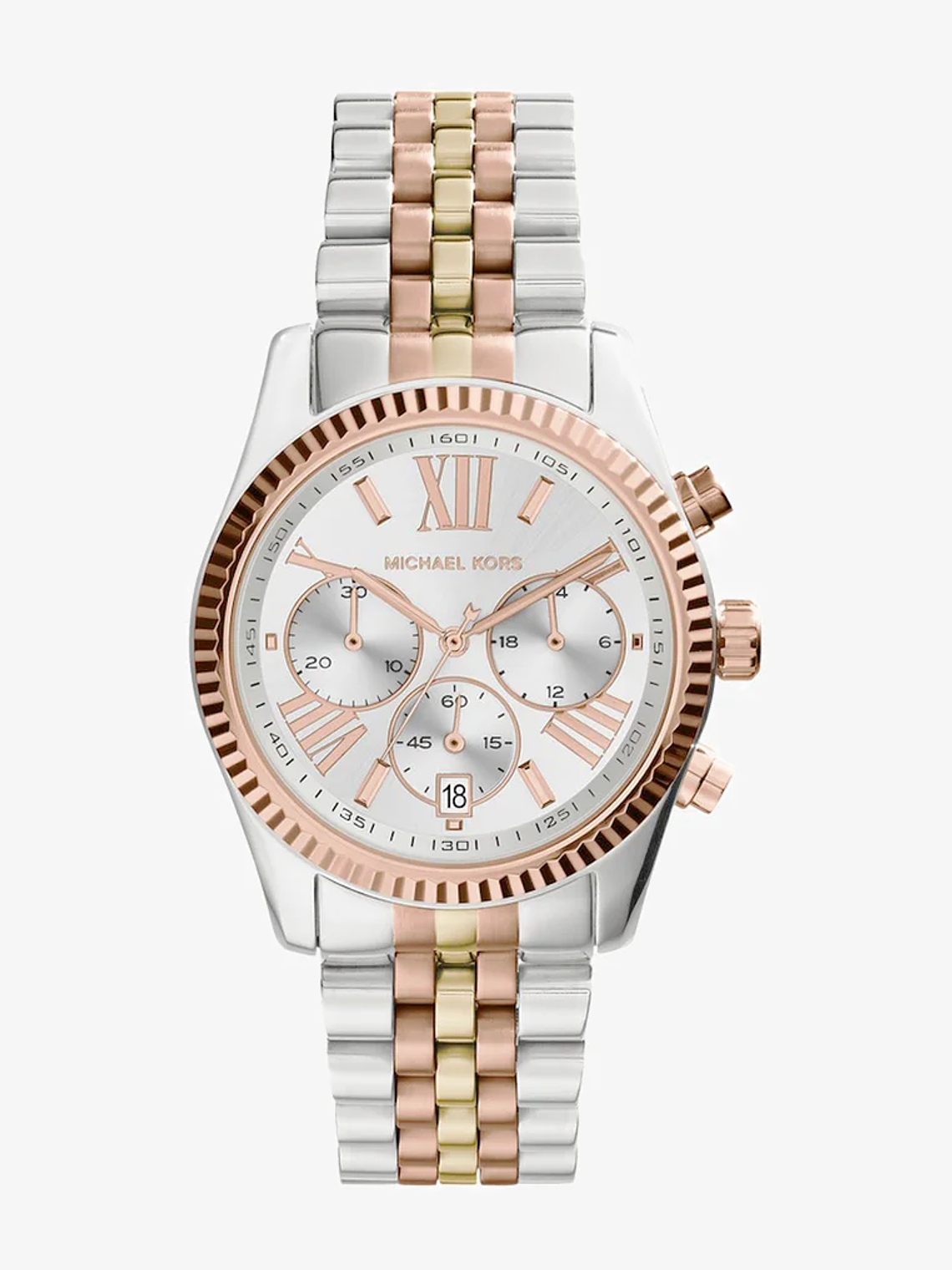 Michael Kors Lexington - Cronógrafo - Dorado Rosáceo Rosa 1