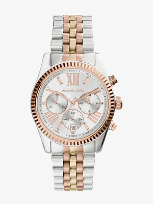 Michael Kors Lexington - Cronógrafo - Dorado Rosáceo Rosa