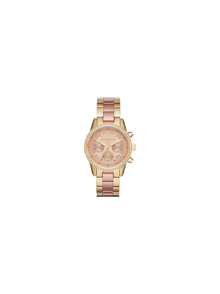 Michael Kors Ritz - Cronógrafo - Dorado Rosa 3