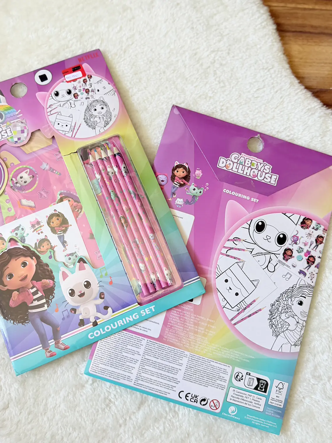 Set colorear Gabby's Dollhouse 1