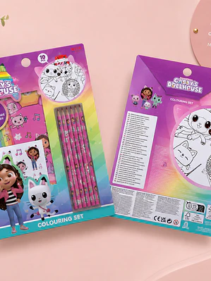 Set colorear Gabby's Dollhouse