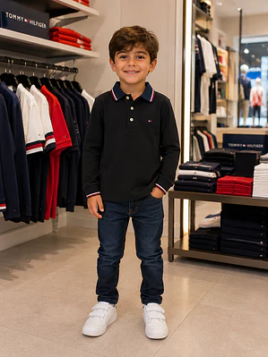 Polera cuello pique