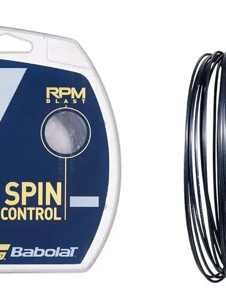 Cuerda Babolat Rpm Blast 17L 1.25mm negra 12 metros 2