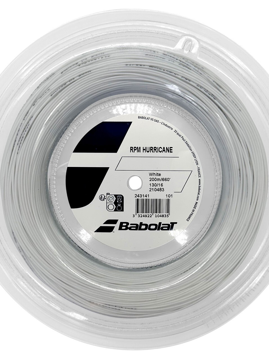 Rollo de Cuerda Babolat Rpm Hurricane Amarillo - 200m 2