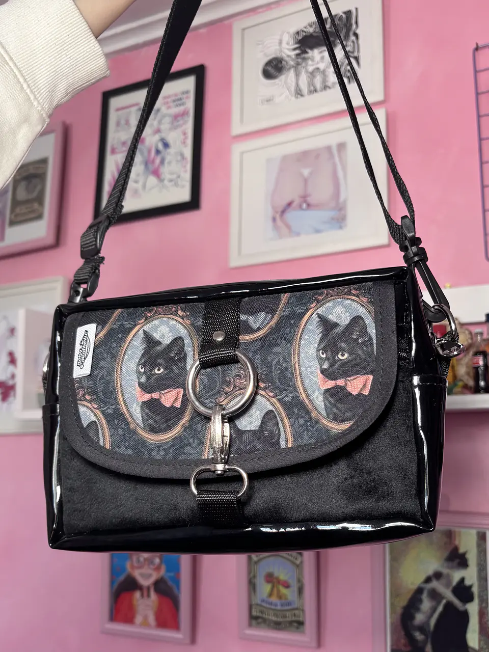 Banano cartera XL gatos elegantes 2