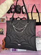 Totebag corazón lona - Miniatura 1