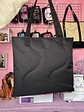 Totebag corazón lona - Miniatura 3
