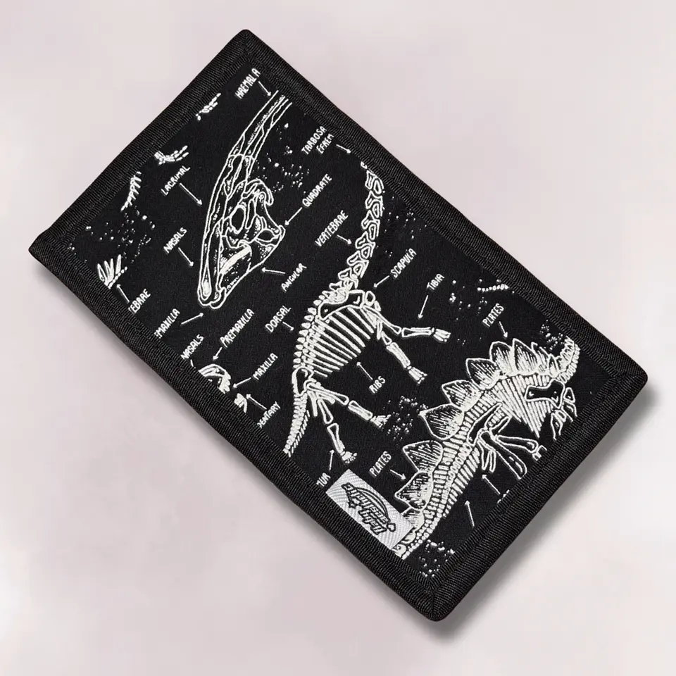 Billetera huesos de dinosaurios  2