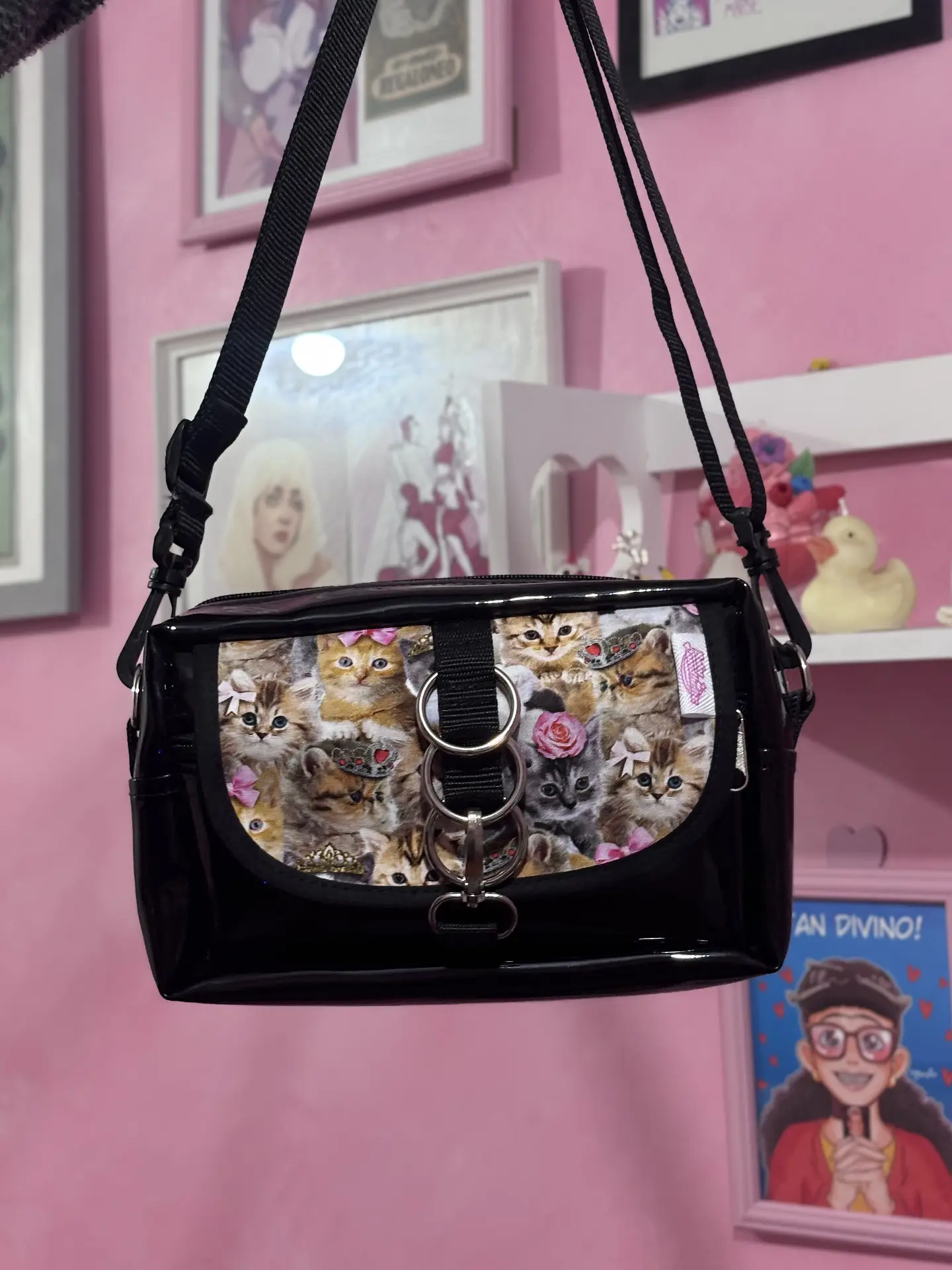Banano cartera XL Gatitos cute 4