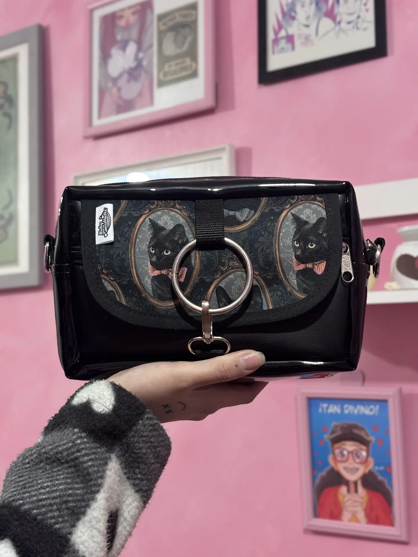 Banano cartera XL gatos elegantes 1