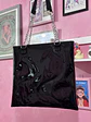 Totebag corazón charol asa cadena - Miniatura 2