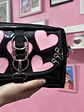 Banano cartera corazones charol rosa - Miniatura 4