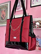 Maxi corazón cuerina roja con charol - Miniatura 2