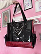 Maxi corazón de charol con cuerina gaspeada - Miniatura 4