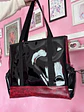 Maxi corazón de charol con cuerina gaspeada - Miniatura 5