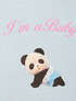 Croptop I'm a baby Panda Sylvanian