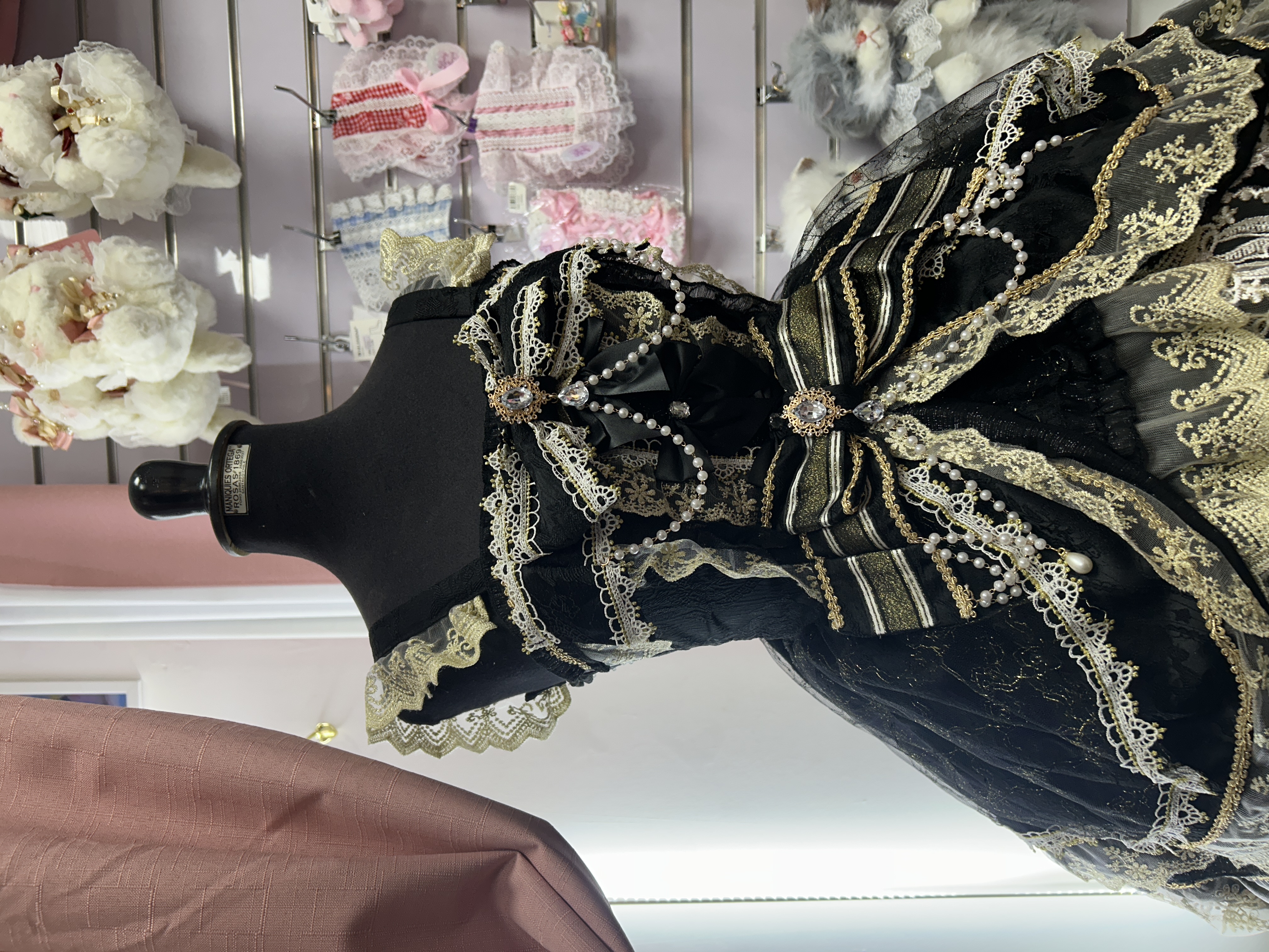 Vestido JSK negro dorado Hime 