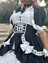 Vestido negroxblanco