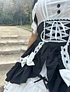 Vestido negroxblanco