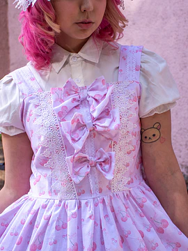 Cherry ribbon JSK