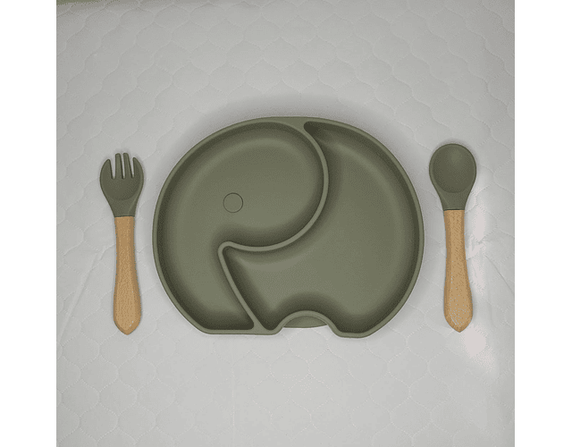 Set de alimentación 3 en 1 - verde