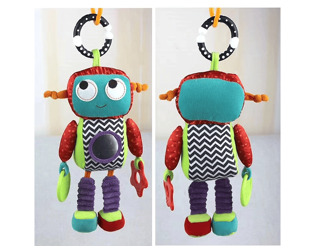 Peluche Robot colgante sonajero