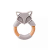 Mordedor Animal Silicona y Madera
