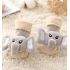 Calcetín elefante con sonajero
