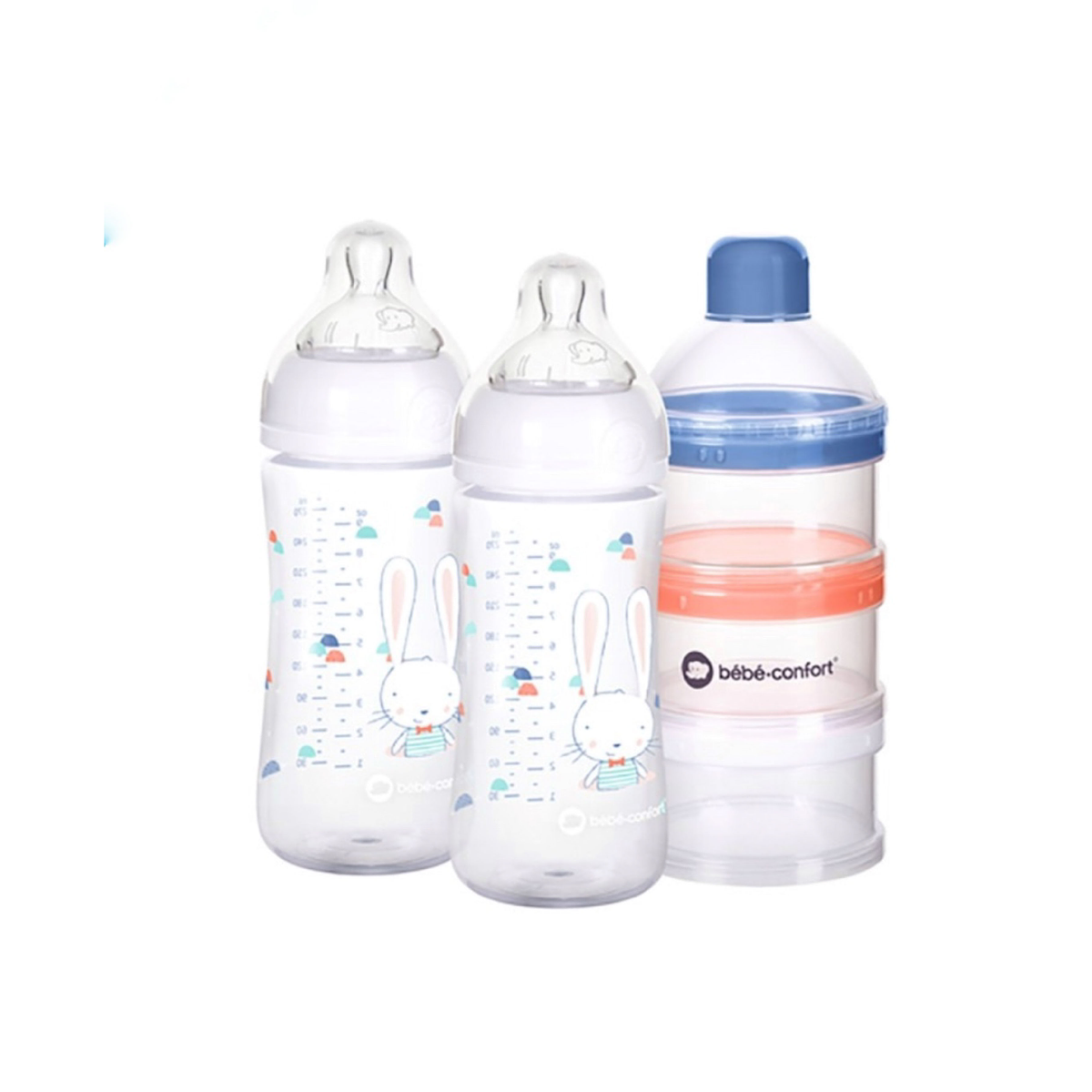 Set Mamaderas Mas Dispensador De Leche