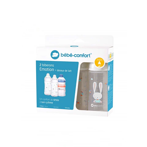 Set mamaderas más dispensador de leche