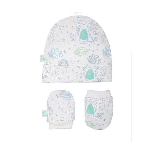 Set de gorrito y mitón Bambino 