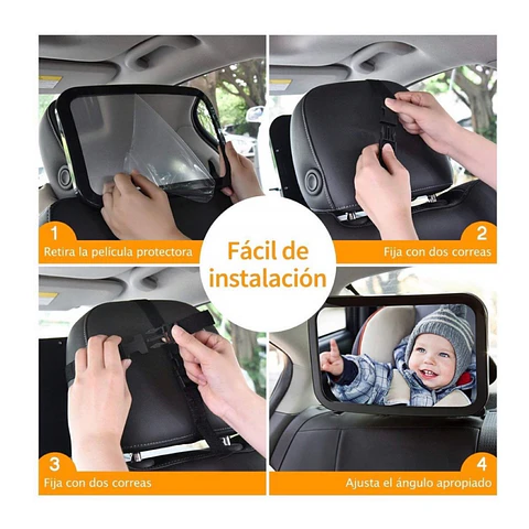 Espejo retrovisor para bebé 