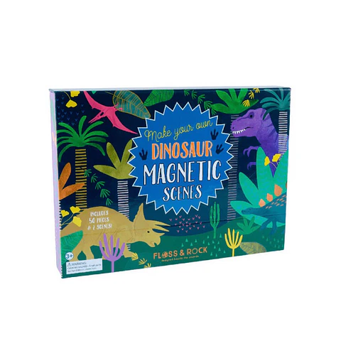 Pizarra magnética con fondo dinosaurios