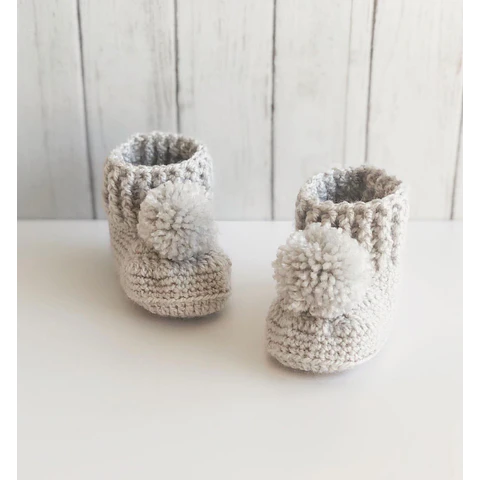 Zapato Bebé Tejido a Mano