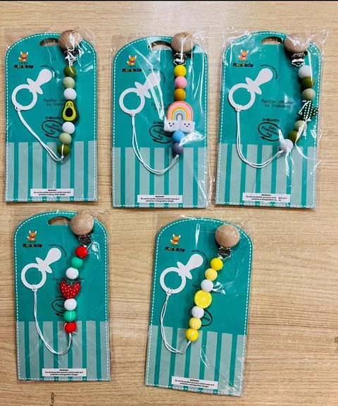 Porta Chupete Frutas y Verduras 